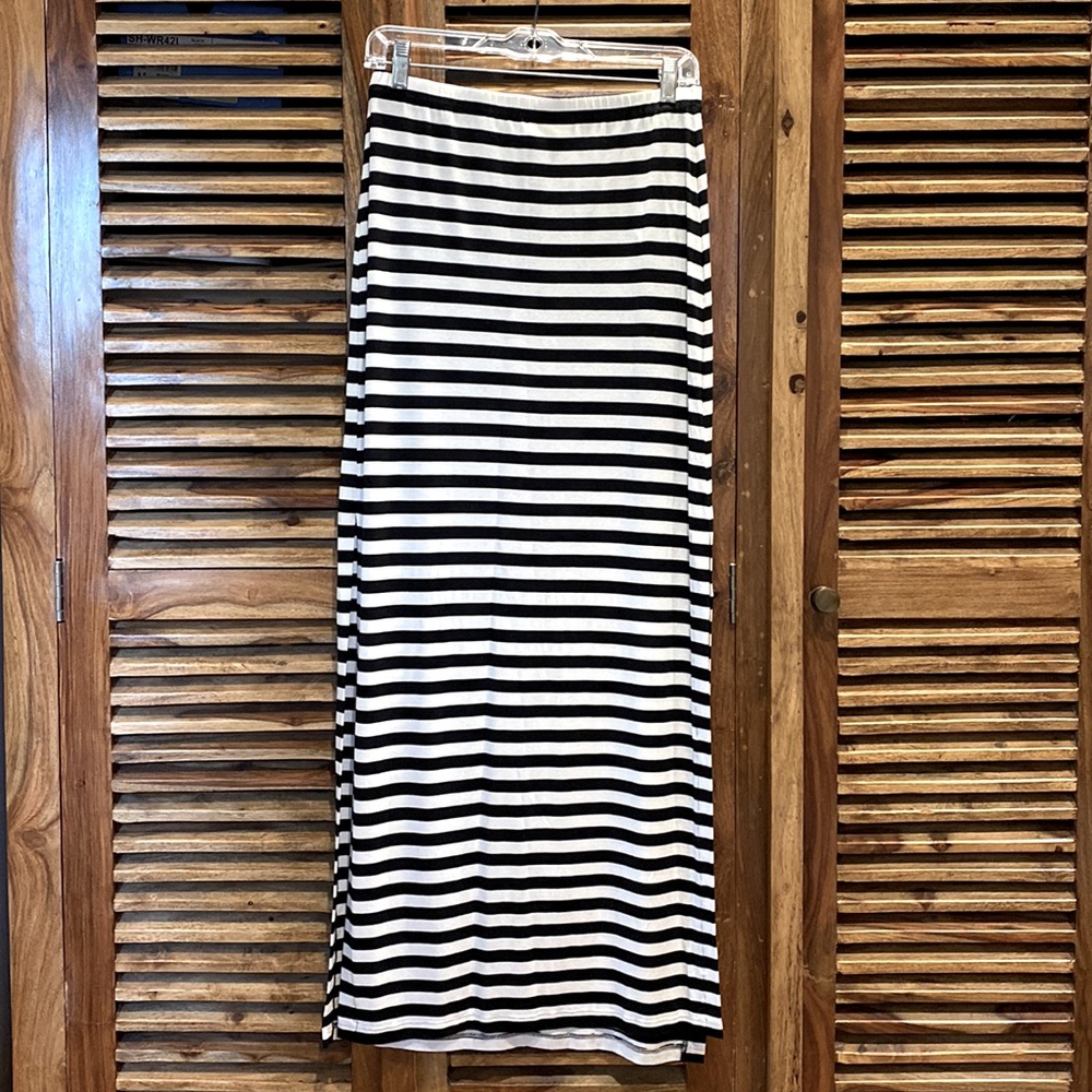 MICHAEL Michael Kors Long Striped Skirt - Size S